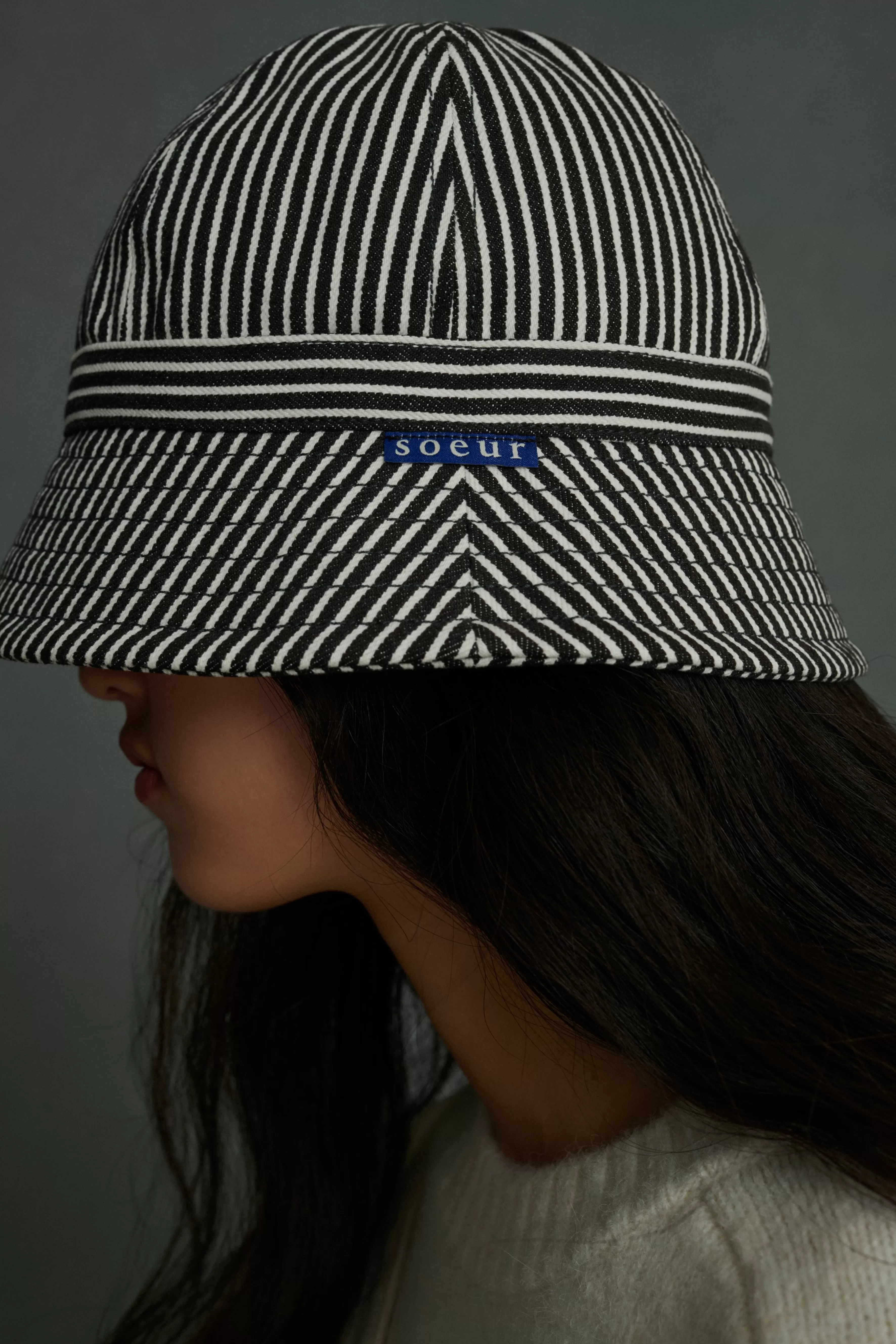 Shop Soeur CHAPEAU POTTI noir/blanc