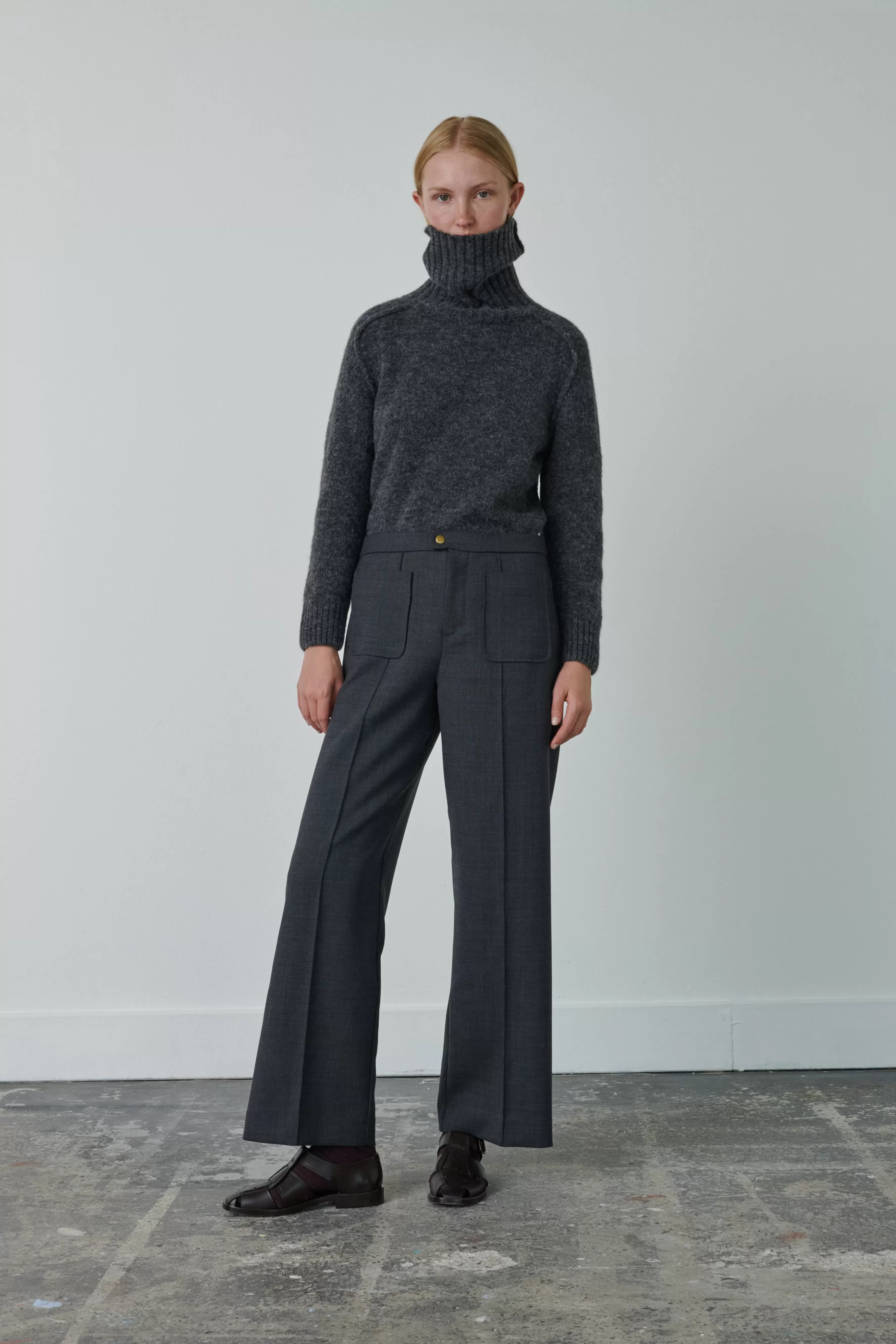 Fashion Soeur PANTALON HARRY Gris Chiné