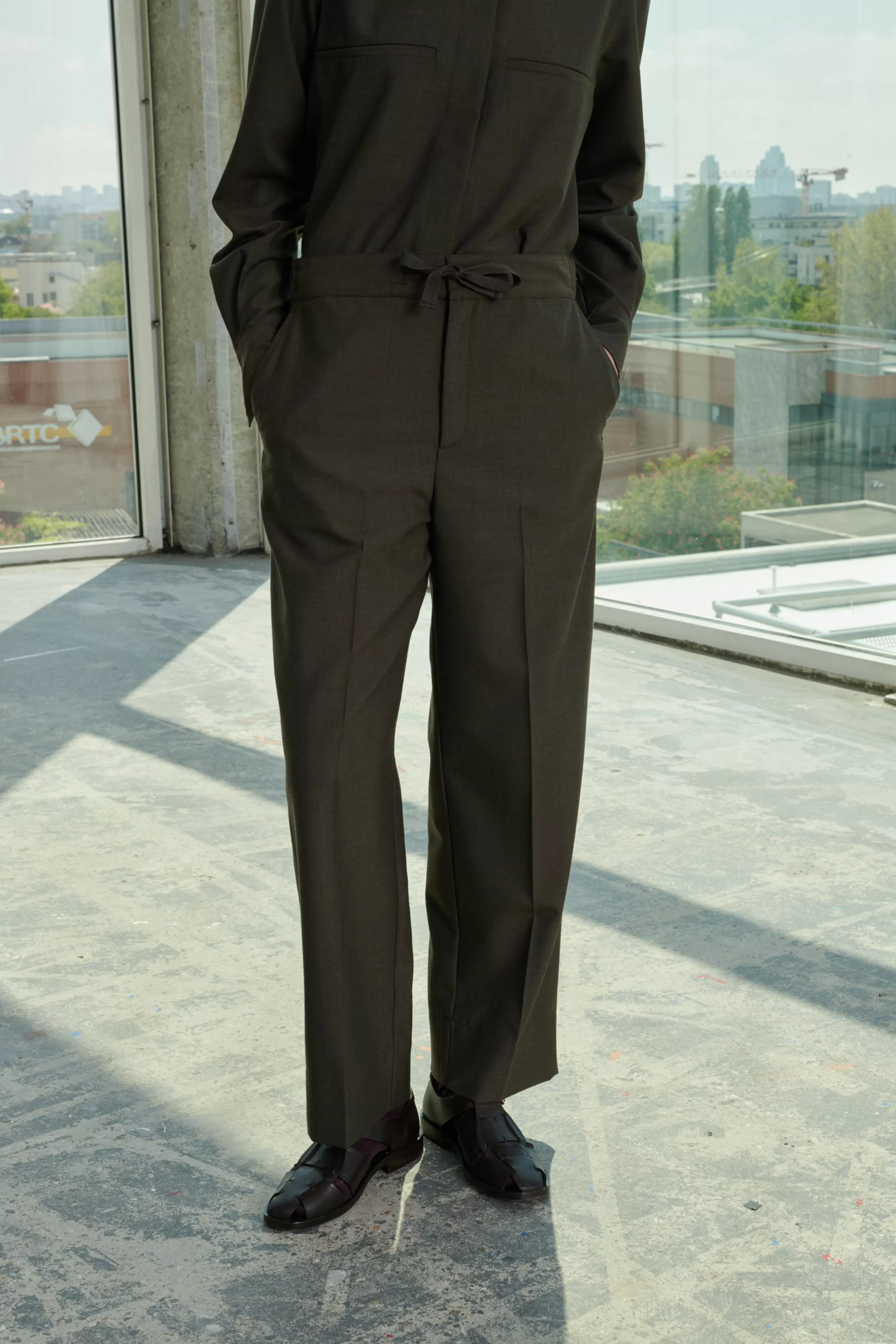 Cheap Soeur PANTALON SARAJEVO Kaki Militaire