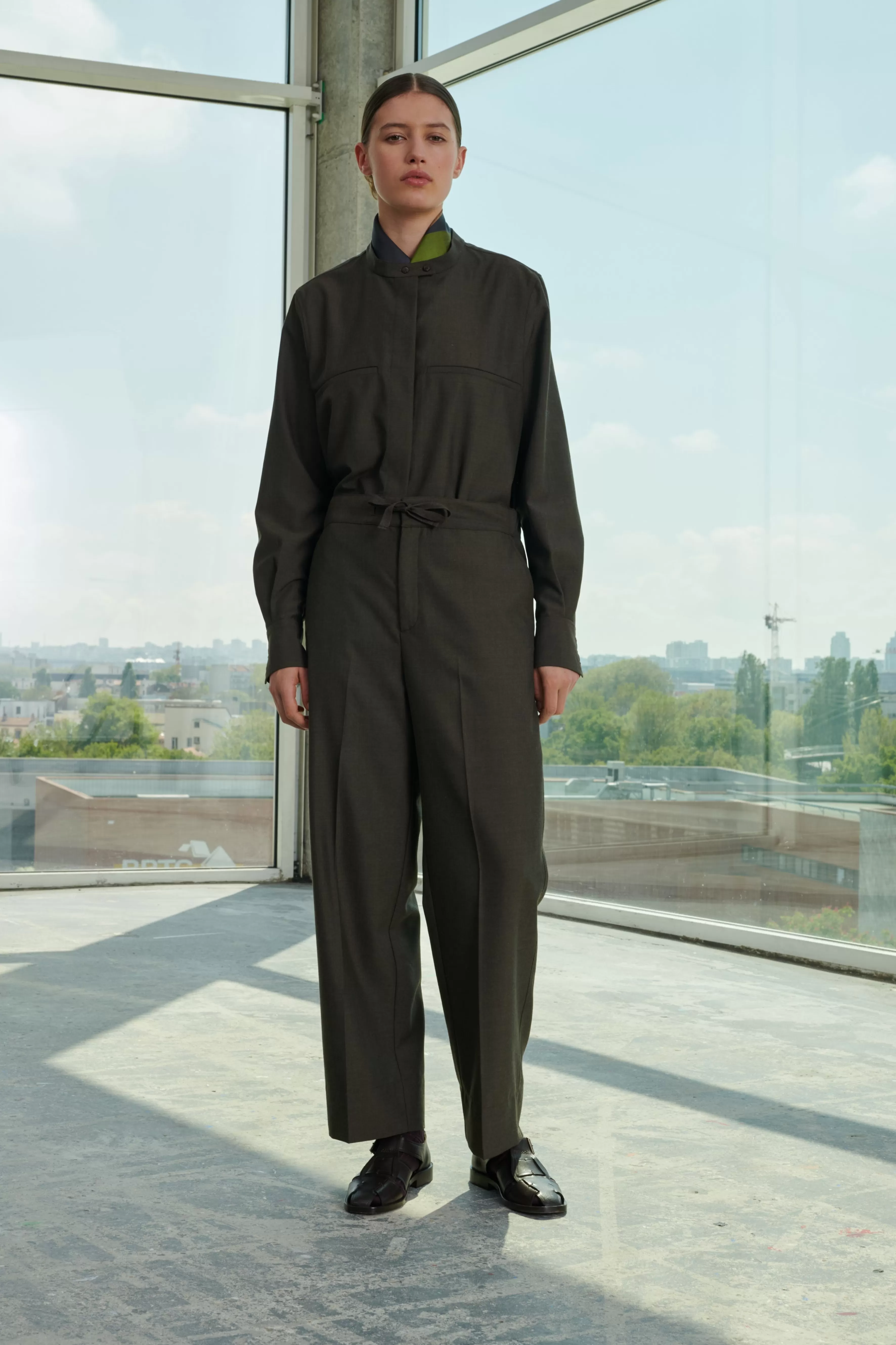 Cheap Soeur PANTALON SARAJEVO Kaki Militaire