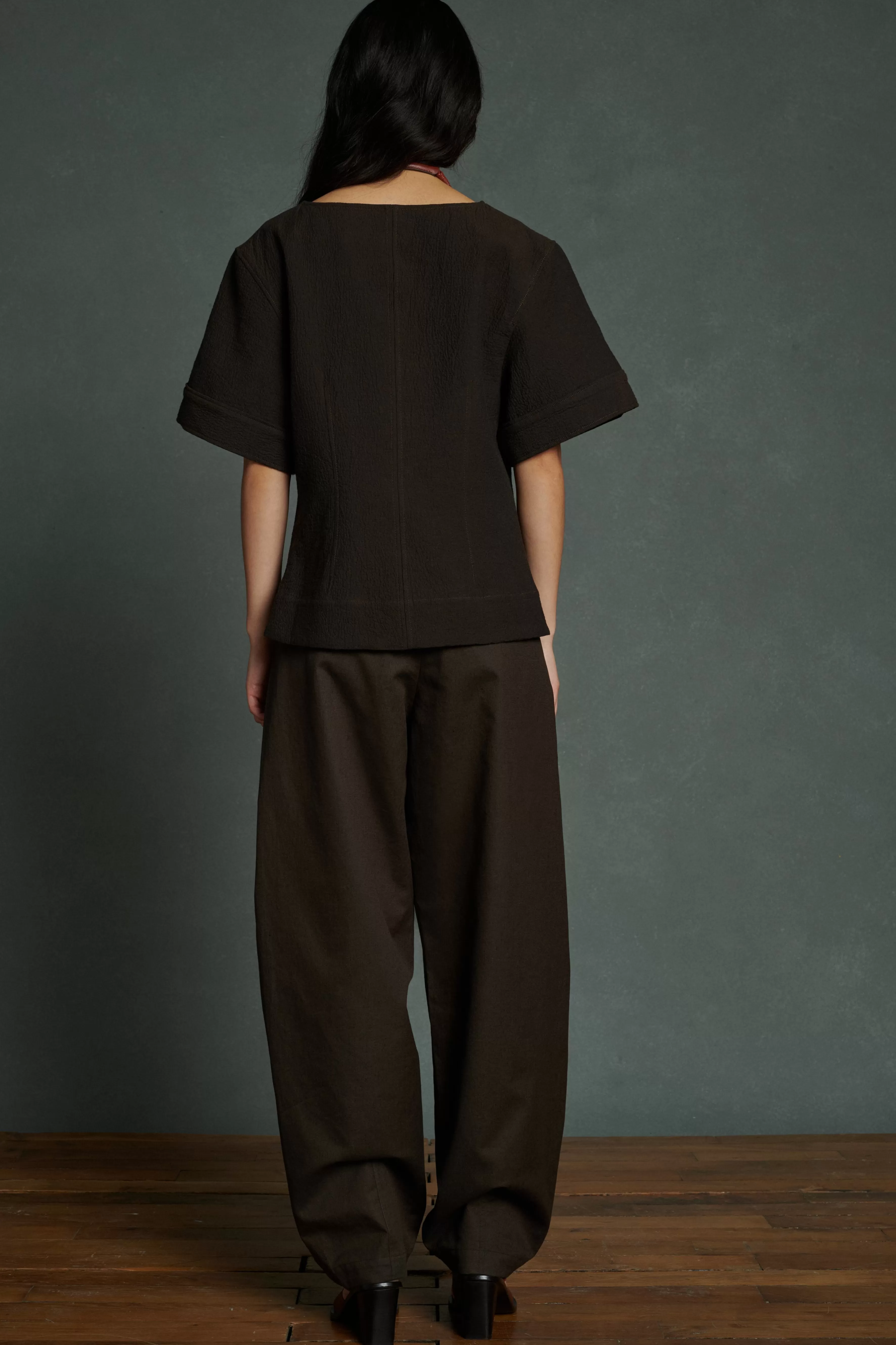 Shop Soeur PANTALON TIMON marron foncé