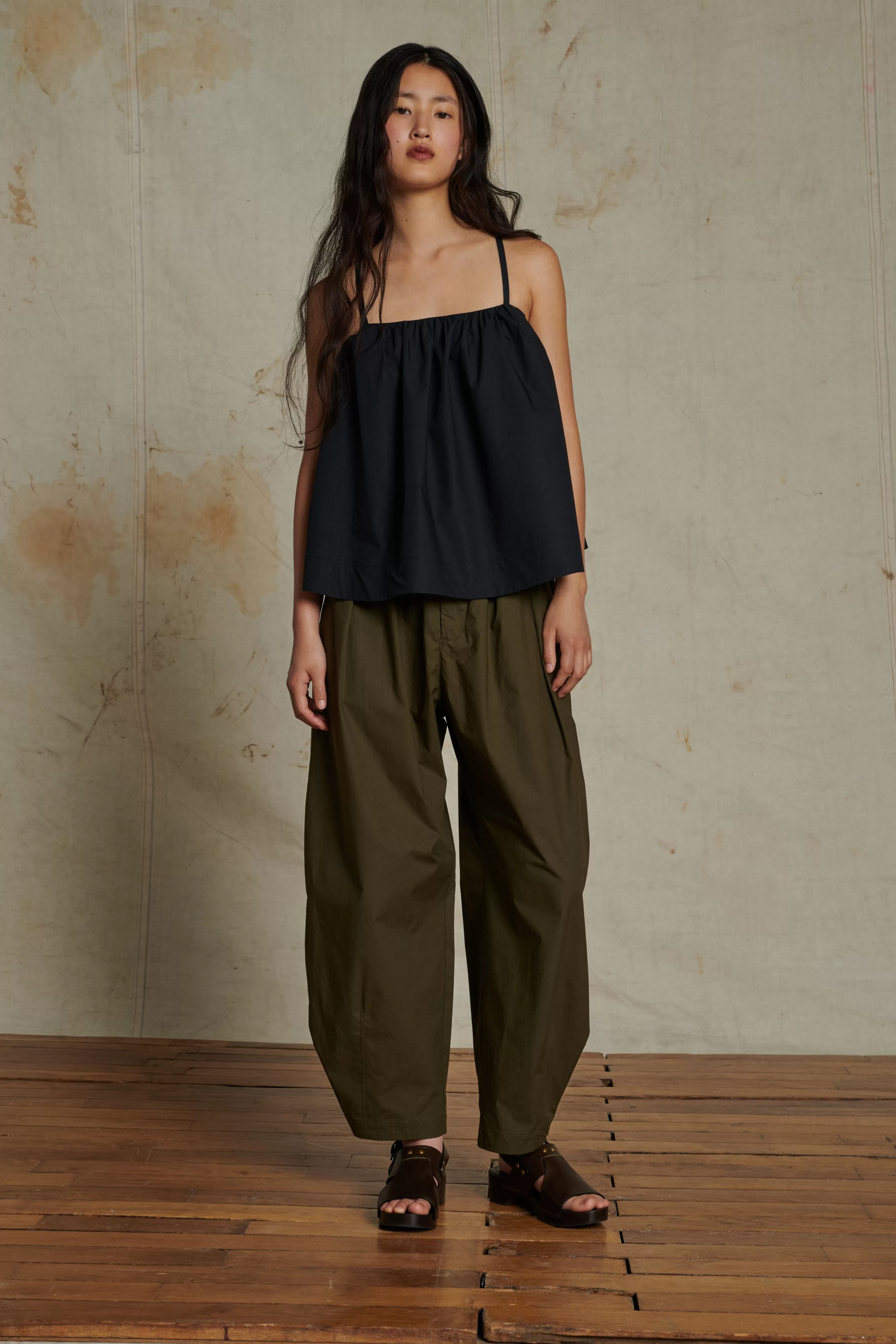 Store Soeur PANTALON VERNON kaki foncé