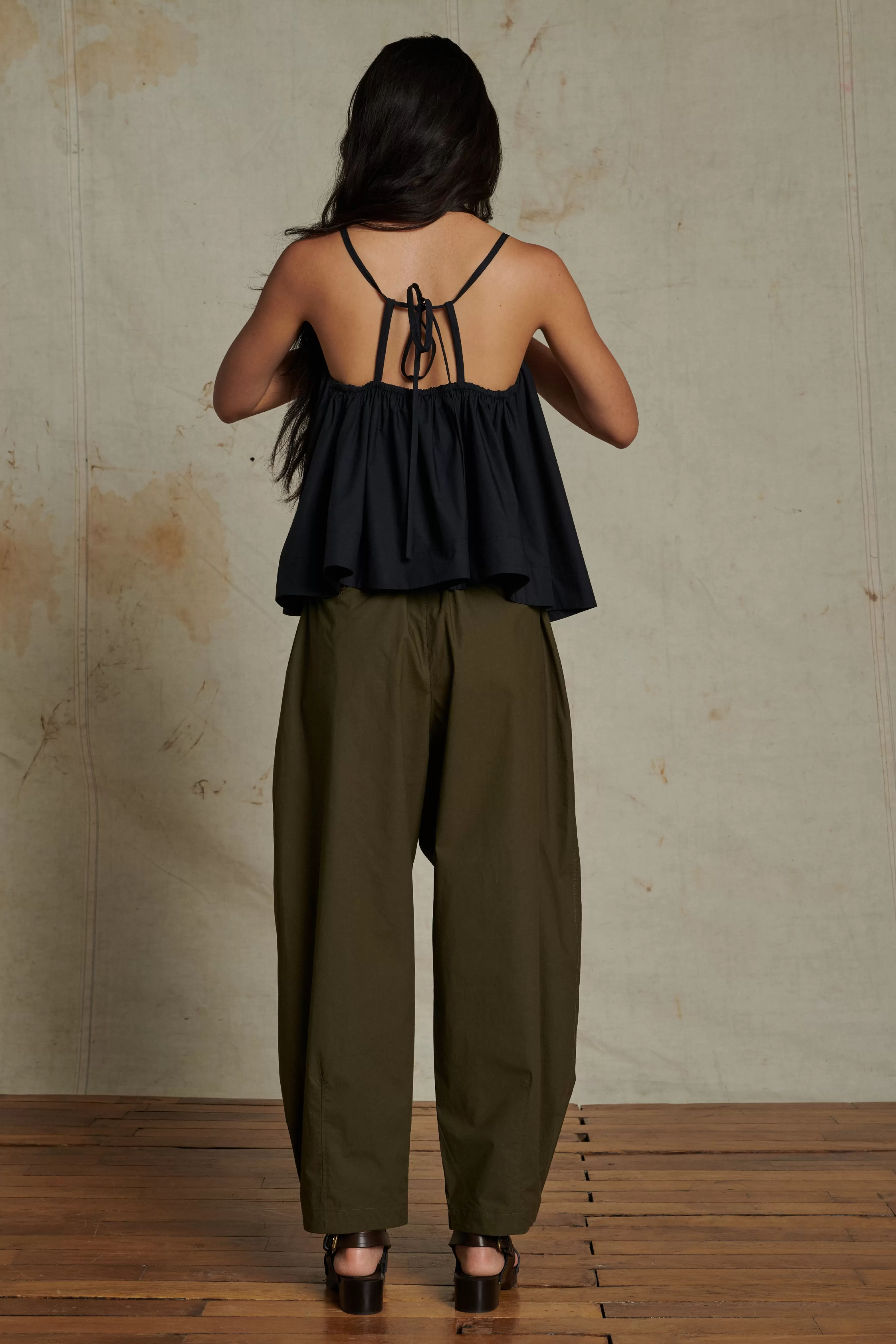 Store Soeur PANTALON VERNON kaki foncé