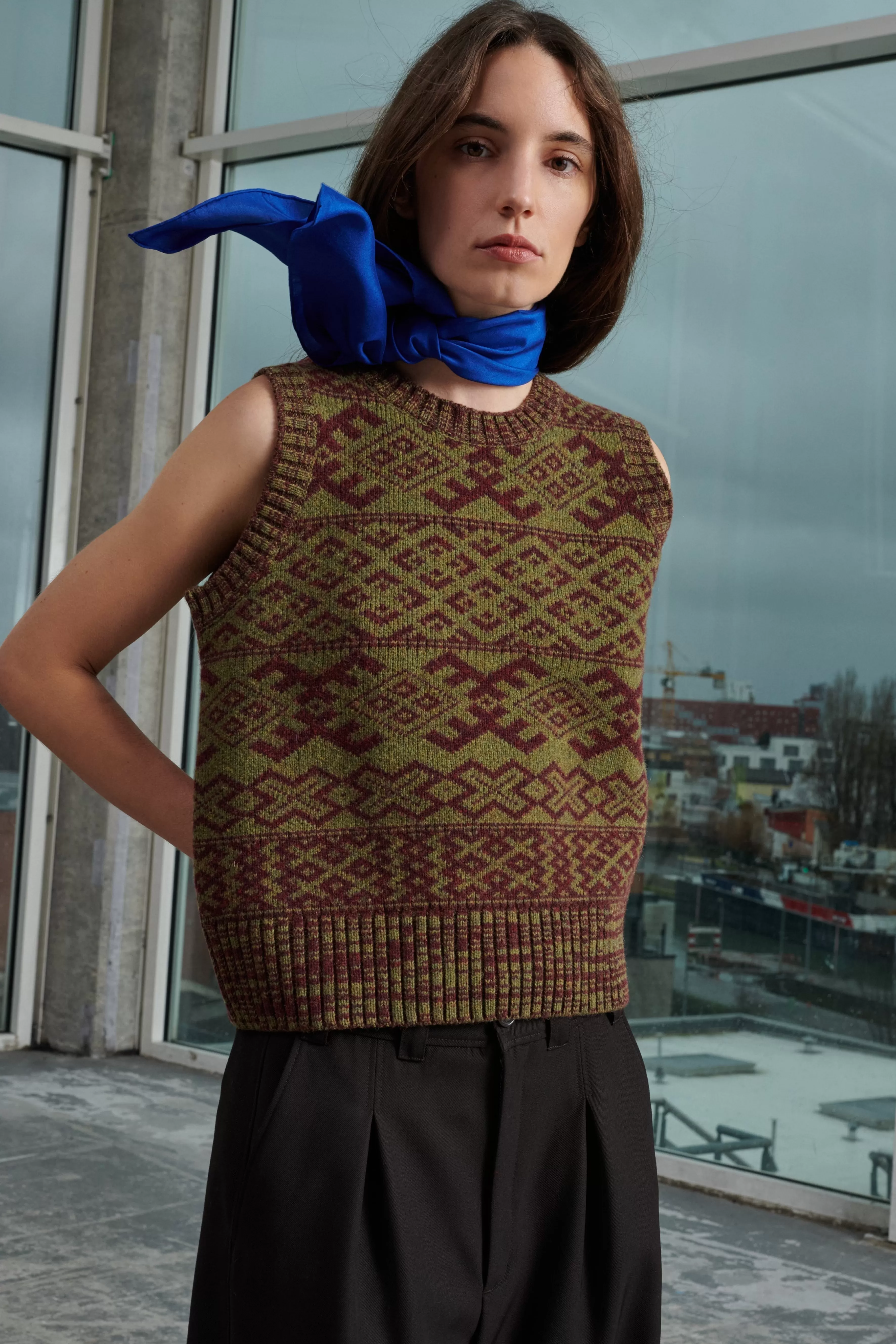 New Soeur PULL VIRGO Prune/Kaki