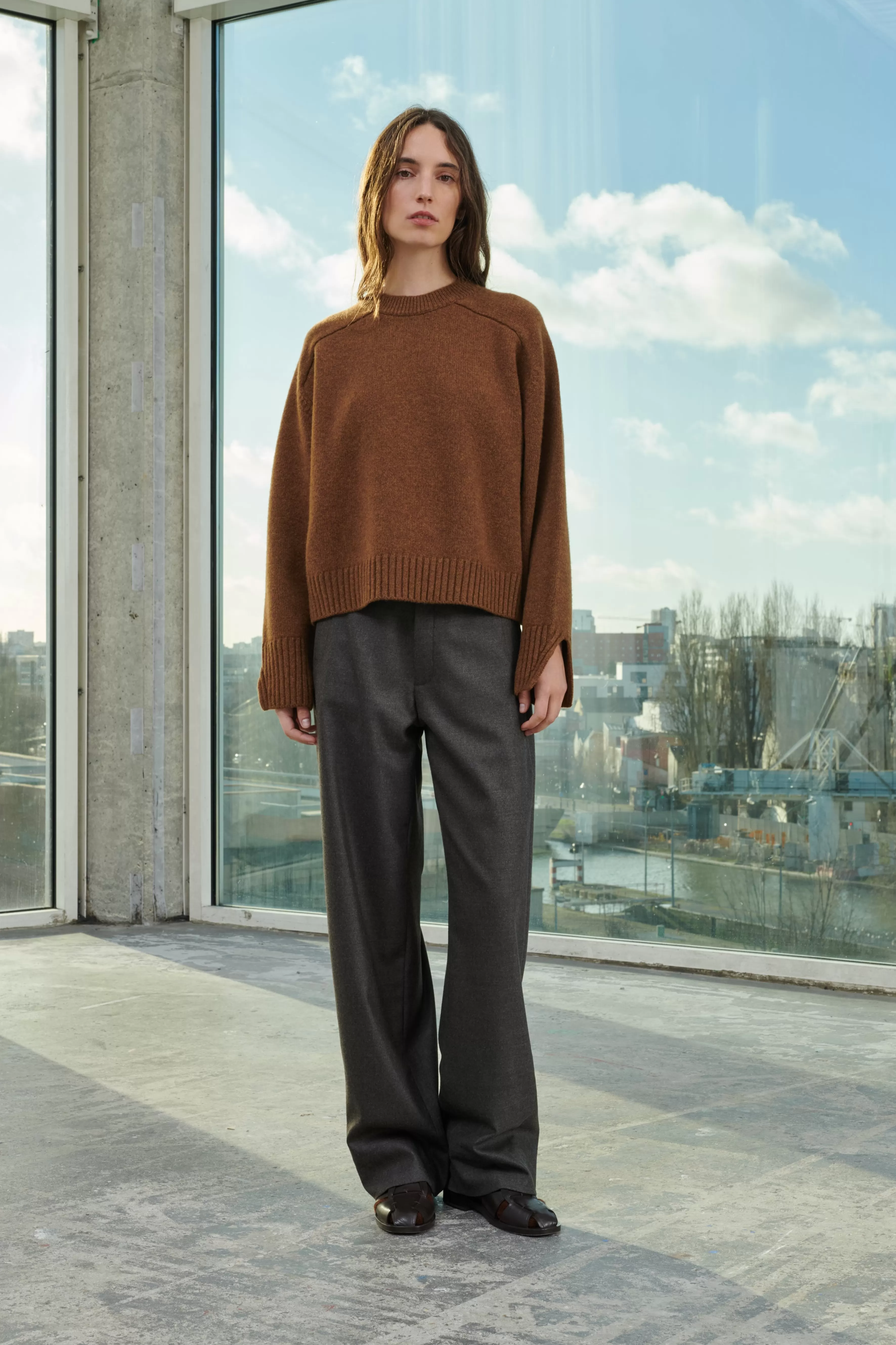 Clearance Soeur PULL WILL Chataigne