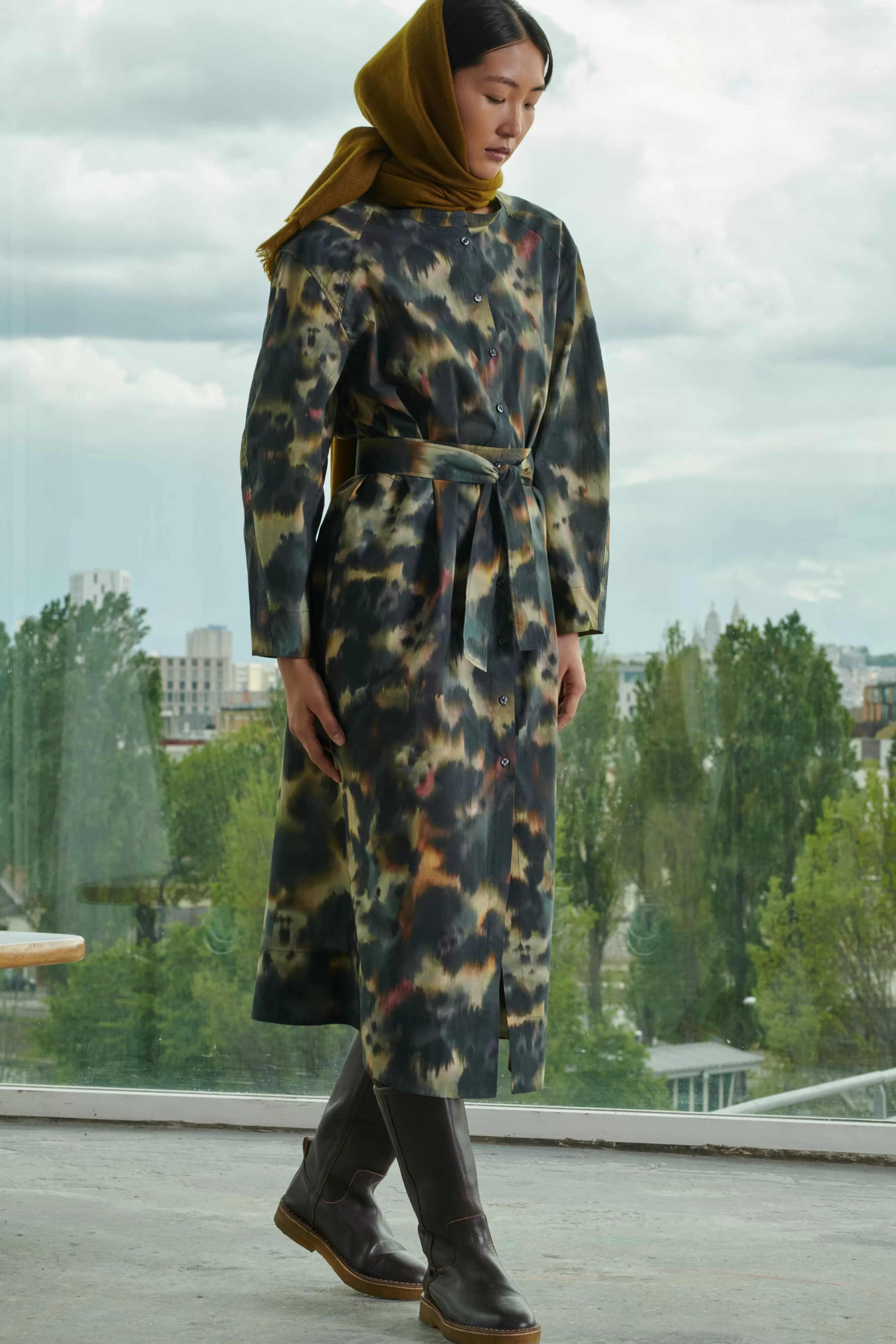 Shop Soeur ROBE VEENA Multico Anthracite