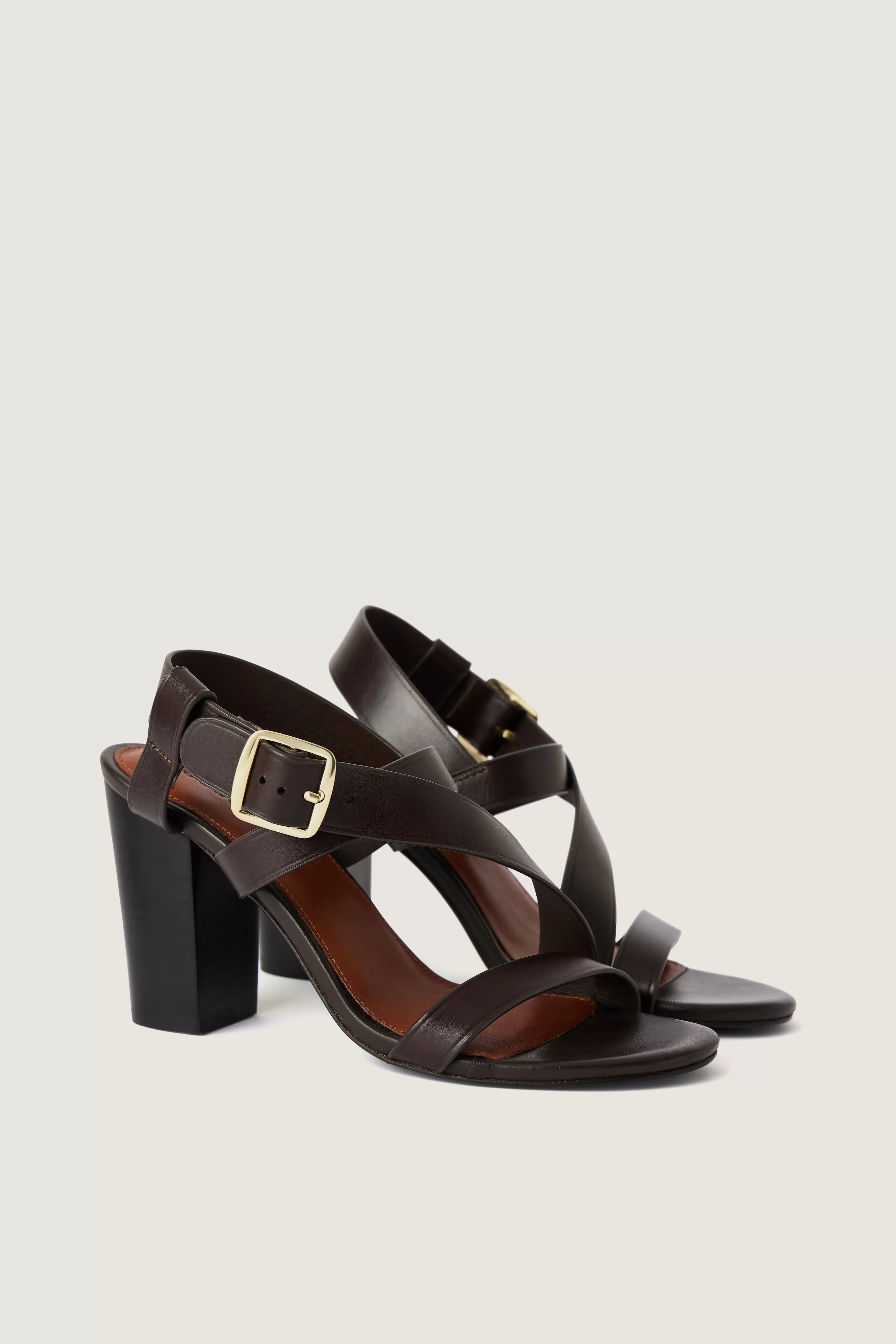Hot Soeur SANDALES PAOLINA Marron Foncé