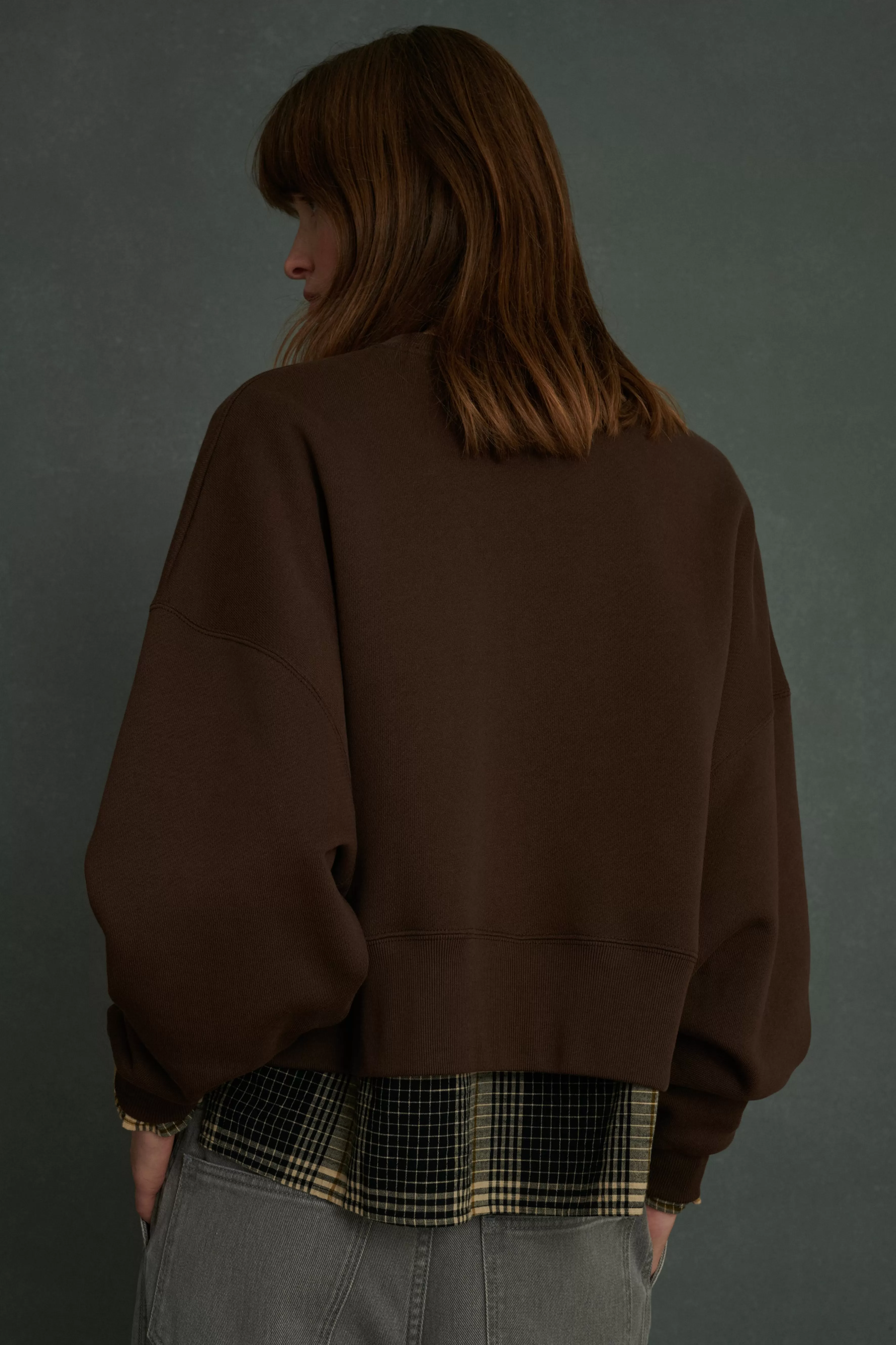 Shop Soeur SWEAT WILLOW marron foncé