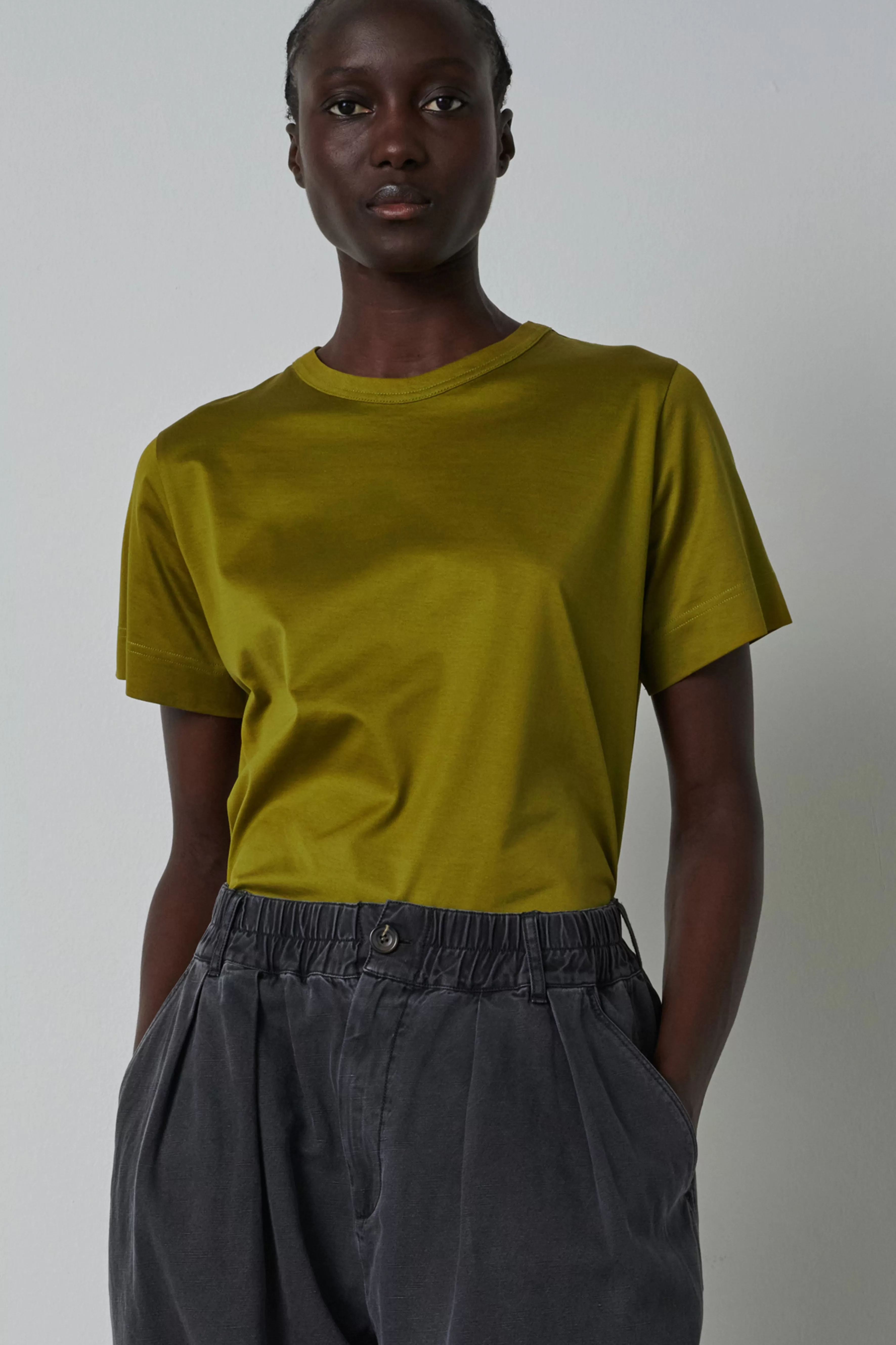 Clearance Soeur TEE-SHIRT BASIC Vert Olive
