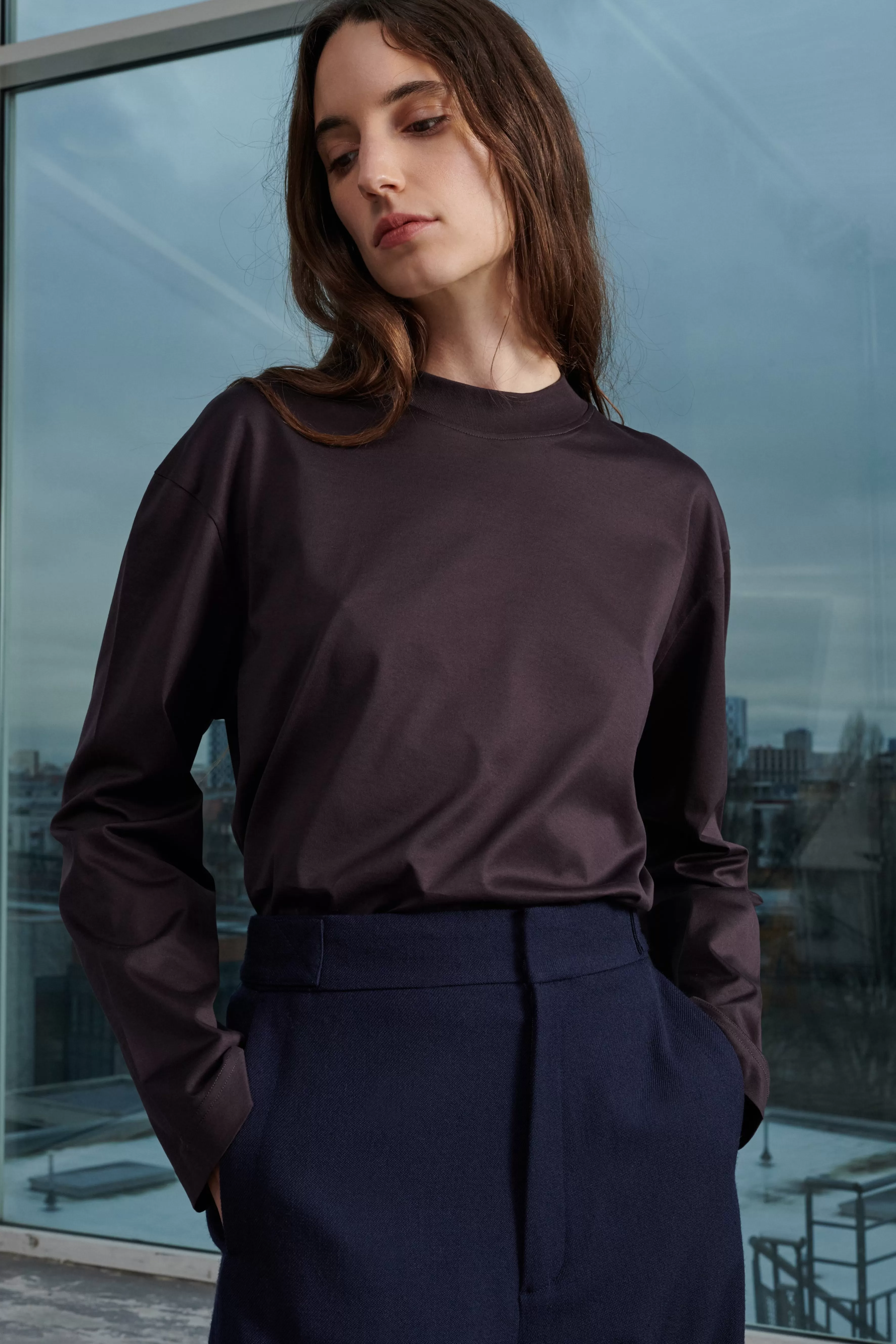 New Soeur TEE-SHIRT WAY Aubergine